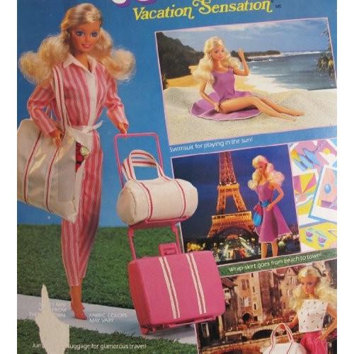 期間セール ！ バービー バービー人形 1675 Barbie VACATION SENSATION Doll (PINK) w SPORTSWEAR & Accessories (1988 Ma 【2605433816】(14170円)