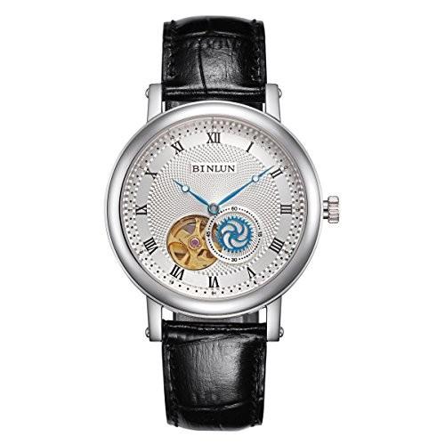 オンラインショップ Mens Waterproof Watch Automatic Skeleton BINLUN BL0068BC メンズ ビンルン 腕時計 Wrist Stainl Watches 腕時計
