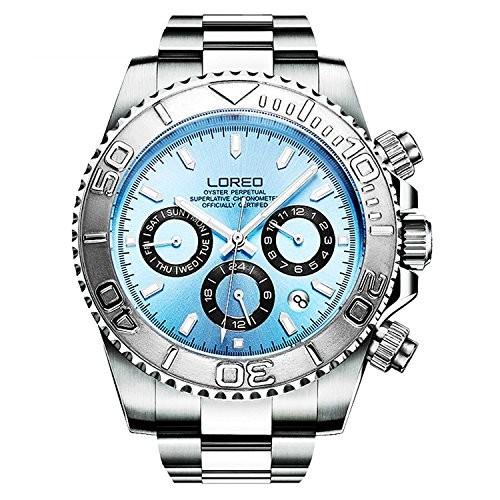 ロレオ LOREO メンズ腕時計 LO002 自動巻き ケース40mm バンド20mm 