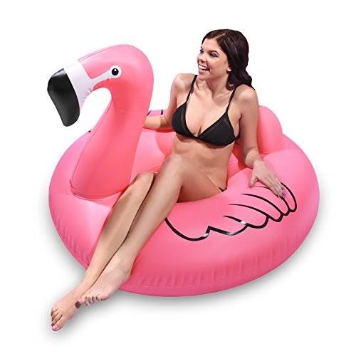 フロート プール 水遊び PT-FLAMINGO-01 GoFloats Flamingo Pool Float Party Tube - Inflatable Rafts, Adの画像