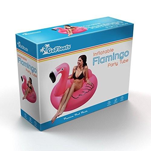 フロート プール 水遊び PT-FLAMINGO-01 GoFloats Flamingo Pool Float Party Tube - Inflatable Rafts, Adの画像