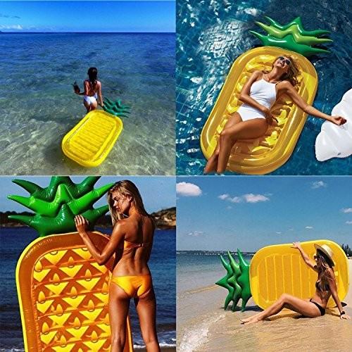フロート プール 水遊び JX-US-PAF Jasonwell Giant 76\" Pineapple Pool Party Float Raft Summer Beach Swの画像