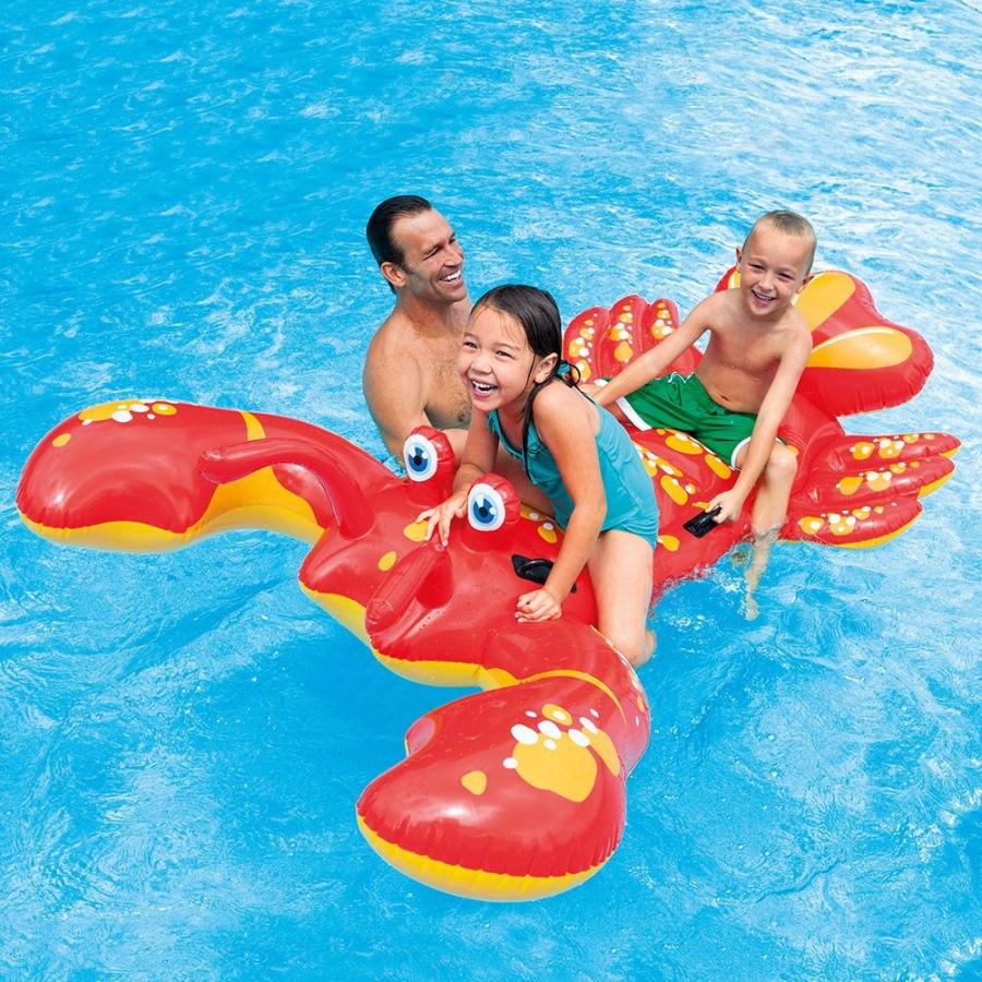 フロート プール 水遊び 57528EP INTEX Giant Lobster Inflatable Pool Float: Animal Pool Toy For Kids_1