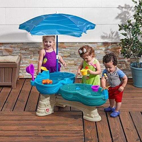 フロート プール 水遊び 864500 Step 2 Spill \u0026 Splash Seaway Water Table for Kids, Two-Tier Outdoor Ki_1