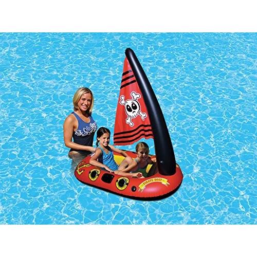 フロート プール 水遊び 87308 Poolmaster Pirate Boat Swimming Pool Floatの画像