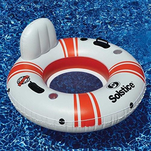 フロート プール 水遊び SHOMHNK004 Solstice Super Chill Inflatable River Raft Float Tube 1 Person witの画像