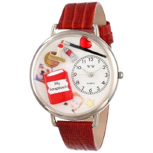 【破格値下げ】 WHIMS-U0410008 プレゼント 気まぐれなかわいい 腕時計 Whimsical Silver in Watch Scrapbook Gifts 腕時計