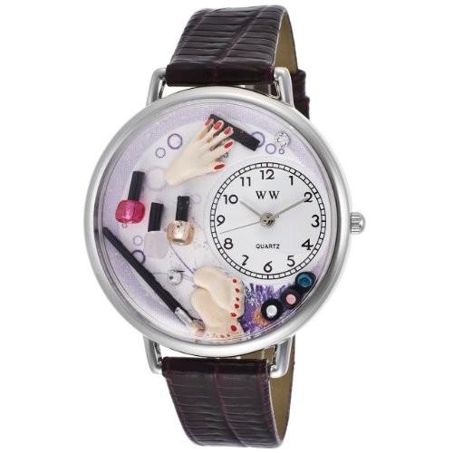 腕時計 気まぐれなかわいい プレゼント WHIMS-U0630005 Whimsical Gifts Nail Tech 3D Watch | Silv