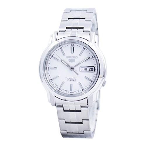 腕時計 セイコー メンズ SNKL75K1 SEIKO Series 5 Automatic White Dial Men's Watch SNKL75K1