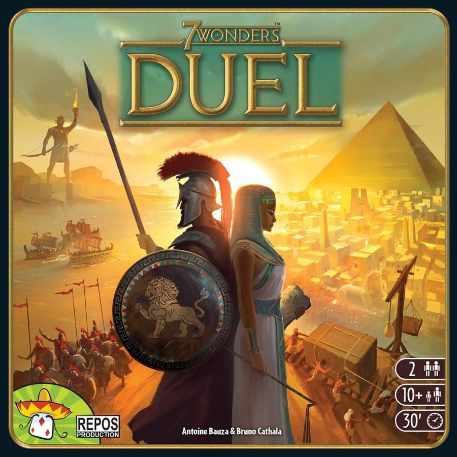 ボードゲーム 英語 アメリカ SEVEN07-ASM Repos Production 7 Wonders Duelの画像