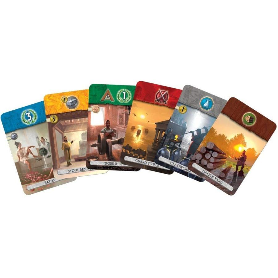 ボードゲーム 英語 アメリカ SEVEN07-ASM Repos Production 7 Wonders Duelの画像