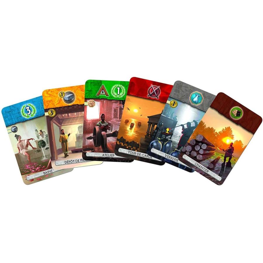 ボードゲーム 英語 アメリカ SEVEN07-ASM Repos Production 7 Wonders Duelの画像