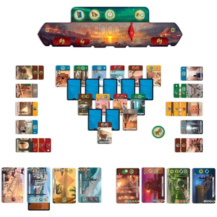 ボードゲーム 英語 アメリカ SEVEN07-ASM Repos Production 7 Wonders Duelの画像