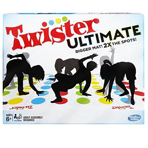 ボードゲーム 英語 アメリカ B8165 Hasbro Gaming Twister Ultimate: Bigger Mat, More Colored Spots, F