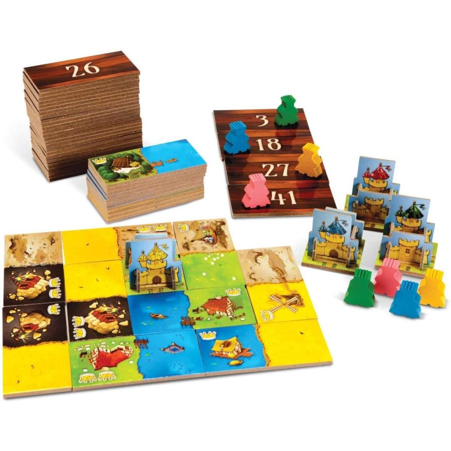 ボードゲーム 英語 アメリカ 03600 Blue Orange Games Kingdomino Award Winning Family Strategy Boardの画像