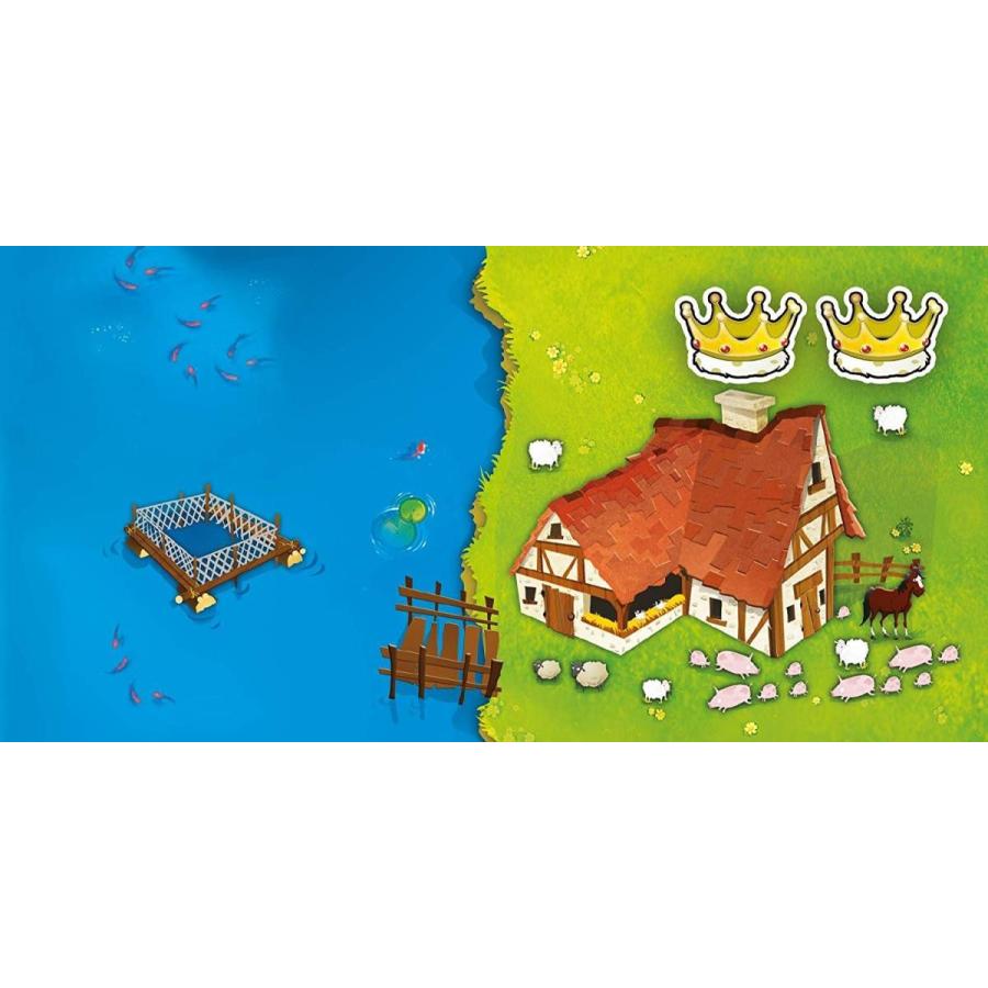 ボードゲーム 英語 アメリカ 03600 Blue Orange Games Kingdomino Award Winning Family Strategy Boardの画像