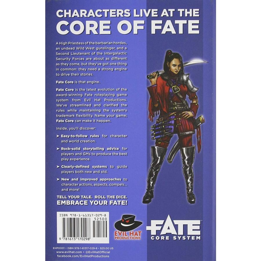 ボードゲーム 英語 アメリカ EHP0001 Evil Hat Productions Fate Core Systemの画像