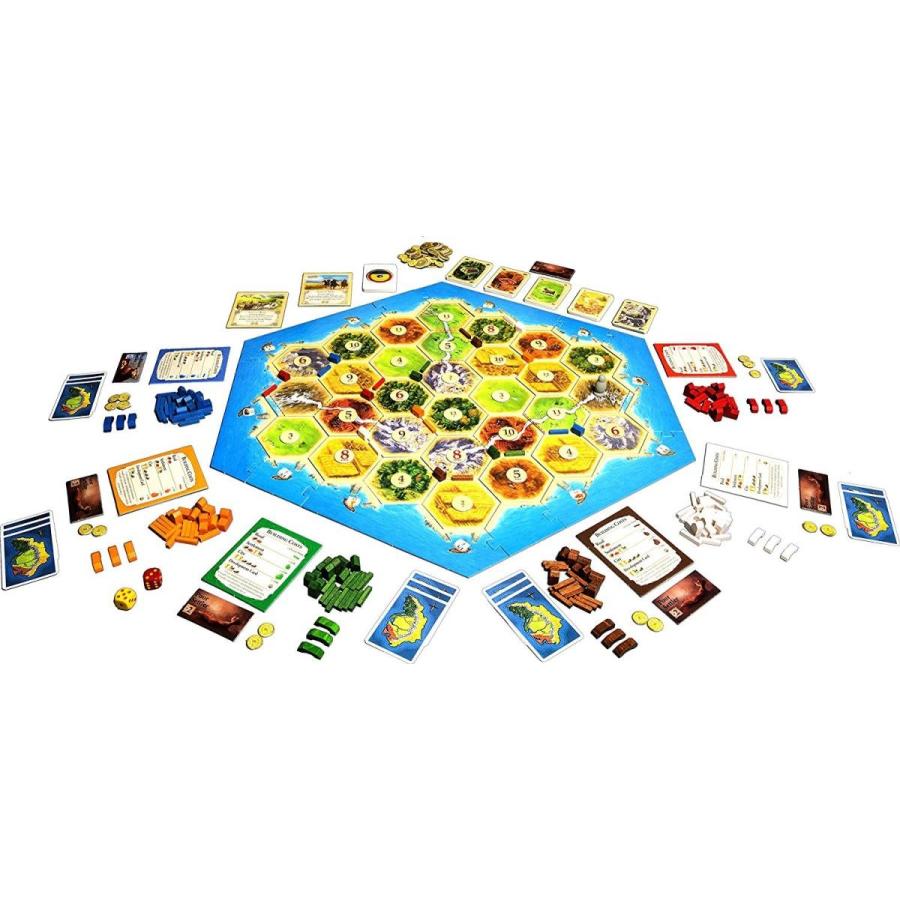 ボードゲーム 英語 アメリカ MFG 3080 CATAN Traders \u0026 Barbarians Board Game 5-6 Player EXTENSION - Eの画像