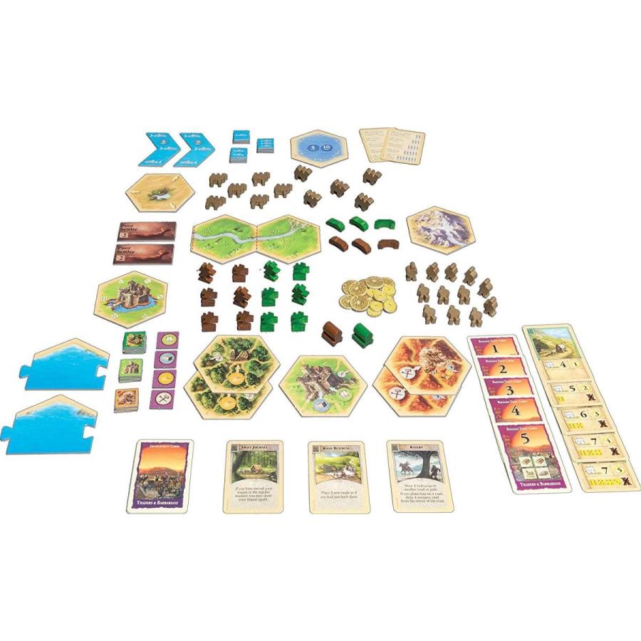 ボードゲーム 英語 アメリカ MFG 3080 CATAN Traders \u0026 Barbarians Board Game 5-6 Player EXTENSION - Eの画像