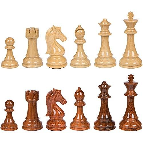ボードゲーム 英語 アメリカ 028672733064 Nero High Polymer Extra Heavy Weighted Chess Pieces with 4
