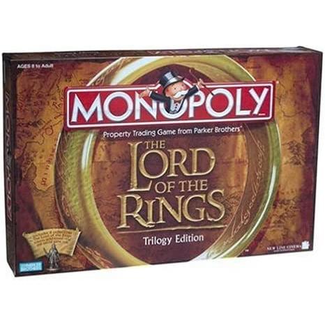 ボードゲーム 英語 アメリカ 041603 Hasbro Gaming Monopoly - The Lord of The Rings Trilogy Edition
