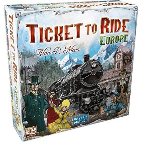 ボードゲーム 英語 アメリカ DOW7202 Ticket to Ride Europe Board Game - Embark on a Railway Adventur