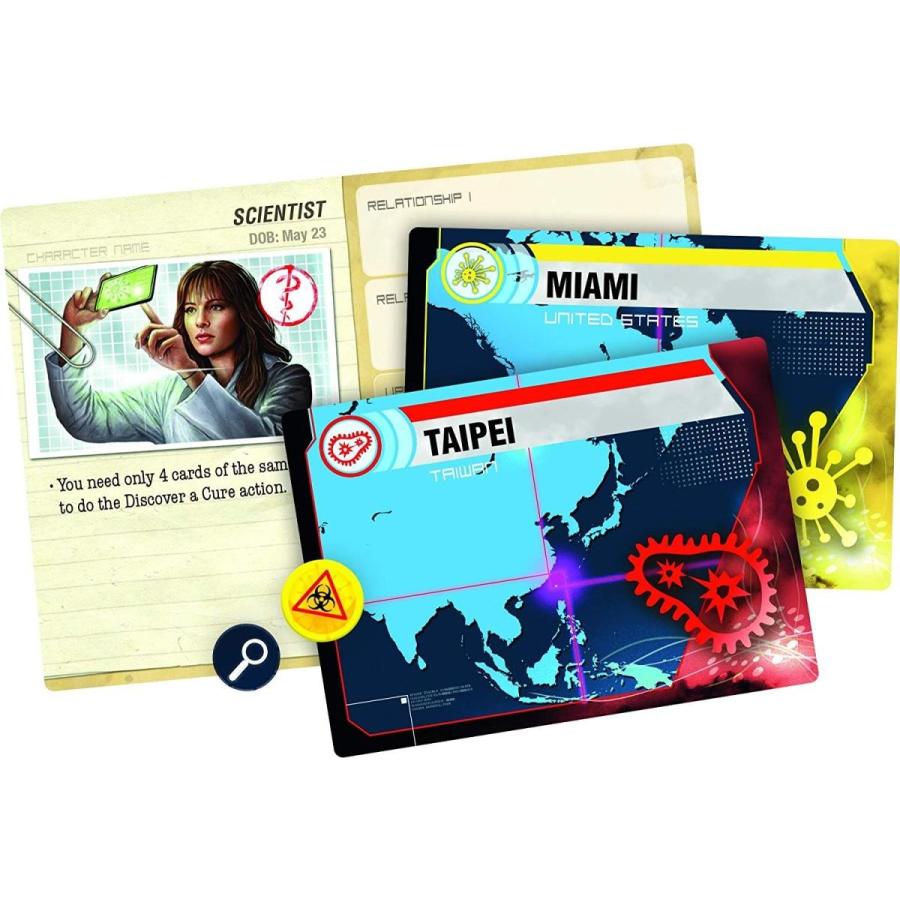 ボードゲーム 英語 アメリカ ZMG71170 Pandemic Legacy Season 1 Blue Edition Board Game for Adults an｜maniacs-shop｜03