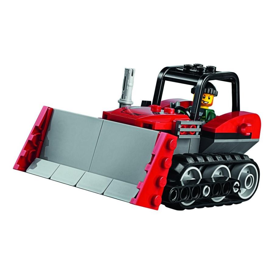 lego bulldozer bank heist