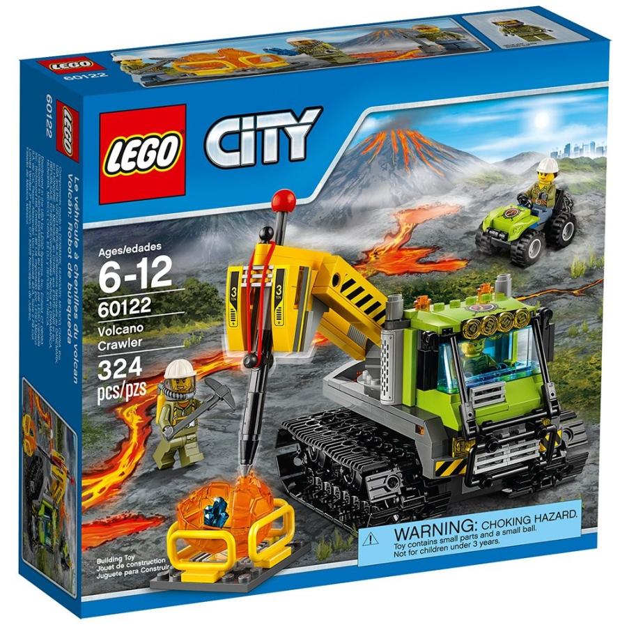 メーカー公式店 レゴ シティ 6137183 LEGO City Volcano Explorers 60122 Volcano Crawler Building Kit (324 Piece)