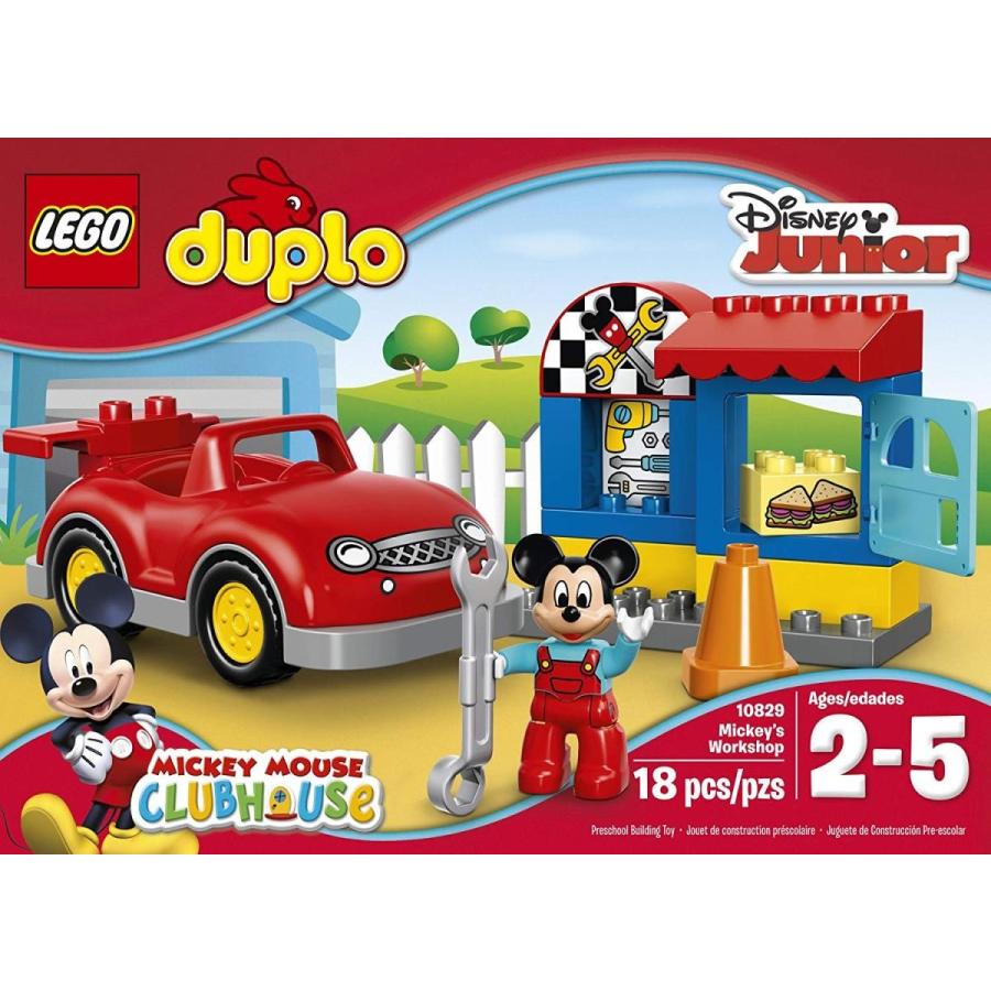 特別割引中 レゴ デュプロ 6136825 LEGO DUPLO Disney Mickey´s Workshop Building Kit (18 Piece)