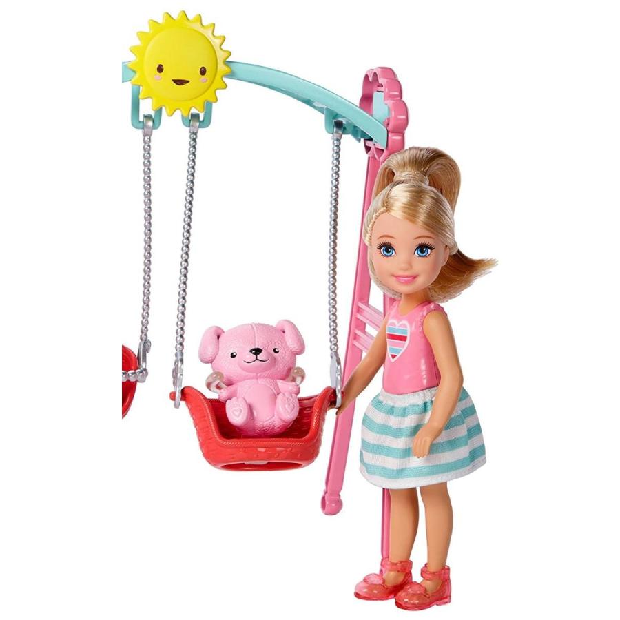 バービー人形 Barbie クラブチェルシー スウィングセット DWJ46 プレイセット バービー人形 Barbie クラブチェルシー DWJ46 スウィングセット 自動翻訳