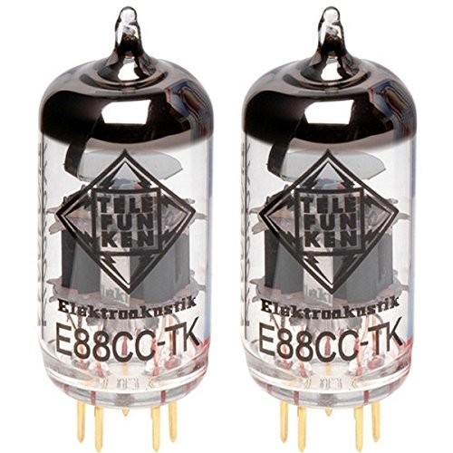 無意味さ管 ギター・軍事基地 アンプリファイアー Matched Pair of E88CC-TK 6922 TELEFUNKEN Elektroakustik Matched Pair 楽器、器材-ギター-楽器、手芸、コレクション