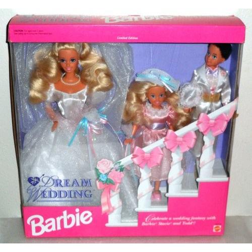 バービー バービー人形 ウェディング 10712 Barbie Dream Wedding Gift Set w Barbie， Stacie & Todd