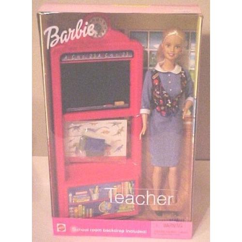 バービー バービー人形 日本未発売 Bar-1839 Barbie Teacher Doll w/ School Room Backdrop