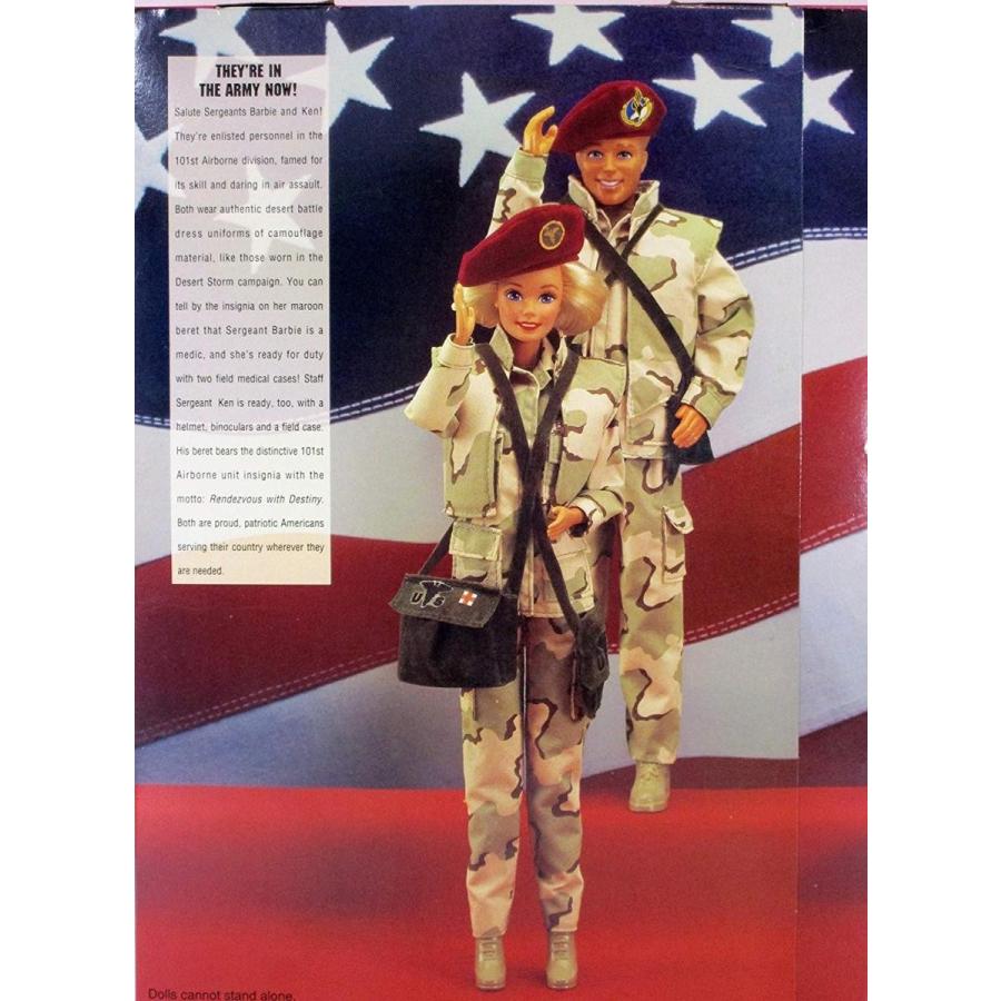 バービー バービー人形 ケン 5626 Star 'N Stripes ARMY Barbie \u0026 Ken Deluxe Set_1