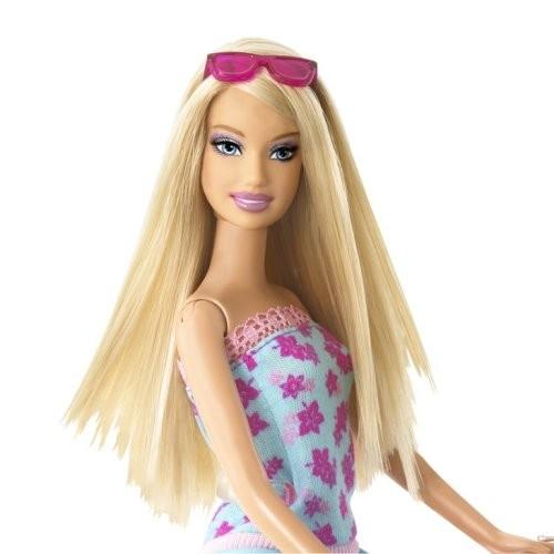 新品・送料無料 バービー Barbie ドール＆バイク FTV96 ペダルと一緒に足も動きます カラフルなロンパースと白いス
