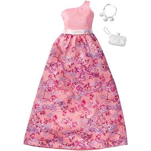 バービー バービー人形 着せ替え FCT38 Barbie Fashions Complete Look - Peach One Shoulder Dress