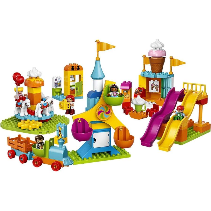 レゴ デュプロ 10840 LEGO DUPLO Town Big Fair 10840 Role Play and Learning Building Blocks Set for Toddle｜maniacs-shop｜02