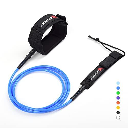 サーフィン リーシュコード マリンスポーツ MES170604BL Abahub Premium Surfboard Leash, Straig