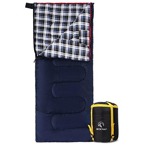 アウトドア キャンプ スリーピングバッグ rc11065a REDCAMP Cotton Flannel Sleeping Bag for Camp