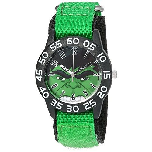 腕時計 マーベルコミック アメコミ W003250 Marvel Kids' Plastic Time Teacher Analog Quartz Nylon