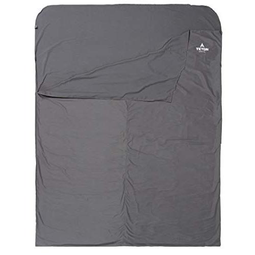 アウトドア キャンプ スリーピングバッグ 180C TETON Sports Mammoth Cotton Sleeping Bag Liner;