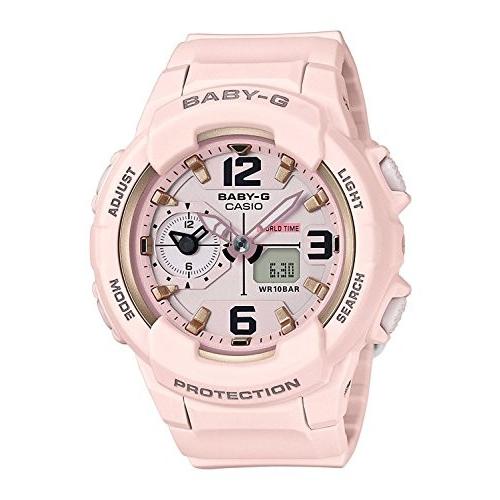 腕時計 カシオ レディース BGA230SC-4B Casio BGA230SC-4B / Analog Light Pink Quartz Watch