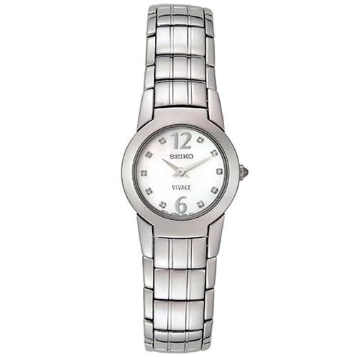 腕時計 セイコー レディース SUJ281 Seiko Women's SUJ281 Vivace Diamond Accented Watch