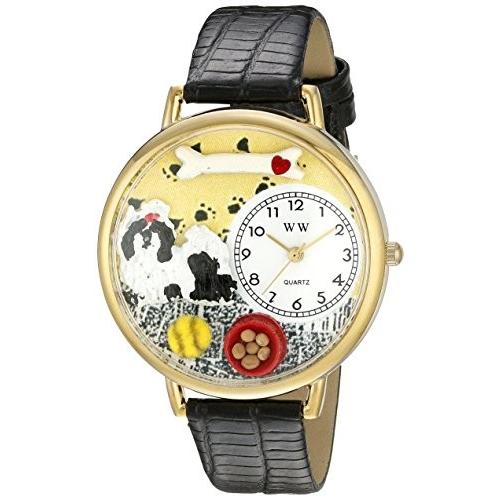 腕時計 気まぐれなかわいい プレゼント WHIMS-G0130069 Whimsical Gifts Shih-Tzu Watch in Gold La