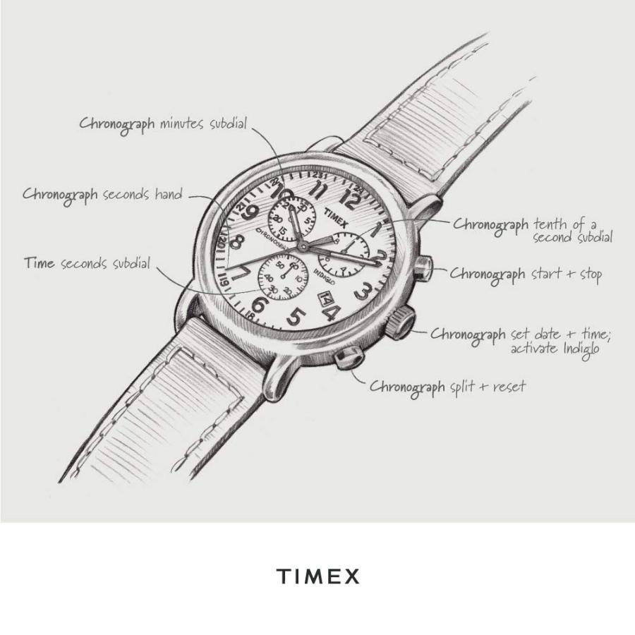 タイメックス Timex ウィークエンダー クロノ ユニセックス 腕時計 TW2R63200｜maniacs-shop｜02
