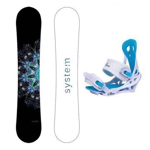 スノーボード ウィンタースポーツ システム MTNWMystic3 Package-System MTNW Women's Snowboard-