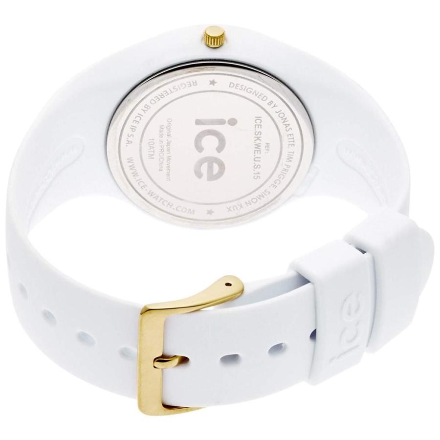 腕時計 アイスウォッチ メンズ Ice Skull Ice-Watch - Ice-Skull - White Gold - Unisex (43mm) Silicon｜maniacs-shop｜02