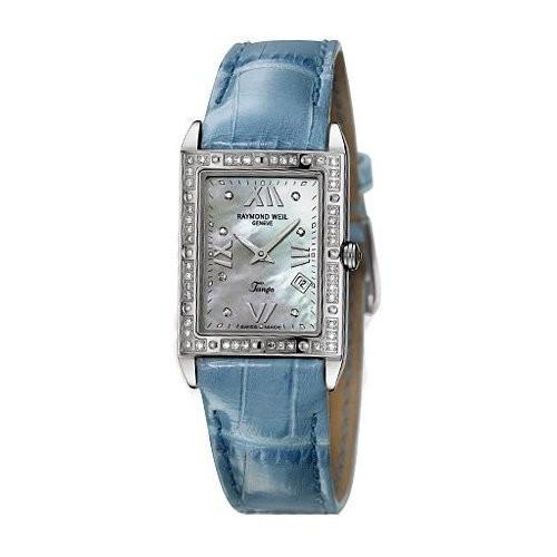 速くおよび自由な Weil Raymond 5981-S3S-97650 レディース レイモンドウィル 腕時計 Tango Stai Dial Pearl of Mother 腕時計