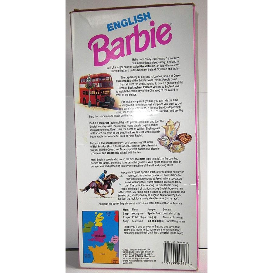 バービー バービー人形 4973 Barbie 1991English Doll - Dressed for Horse Back Riding_2